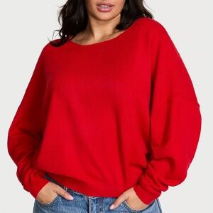 Victoria's Secret Bold Red Crew Neck Sweater